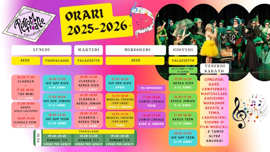 Nuovi Orari 25-26