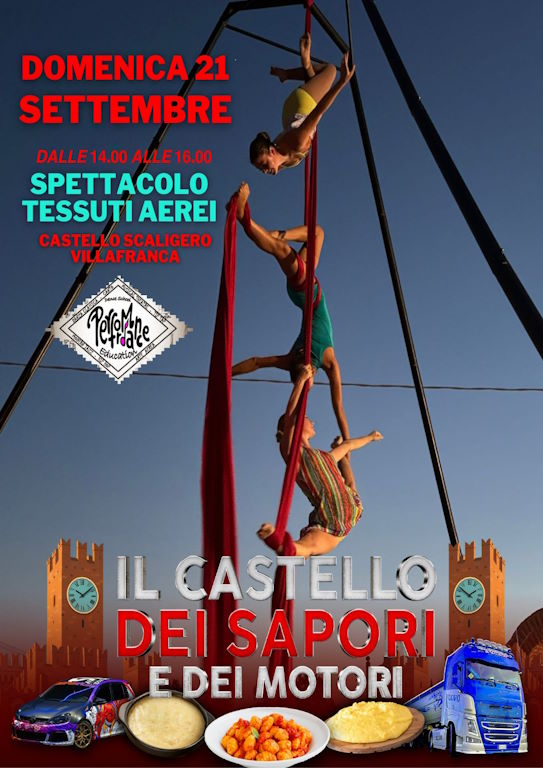 Evento Danza Aerea - Il Castello dei Sapori e dei Motori - Villafranca