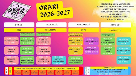 Nuovi Orari 26-27
